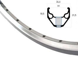 Rigida velg ryde 26 (559) zac-2000 36 14 zilver (geslepen)