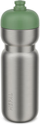 Mepal rvs bidon pull sport - 800 ml - pak. open en drink - lichtgewicht rvs - vaatwasmachinebestendig - drinkflessen - moss green