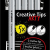 Stabilo creative tips arty pennen zwart - 5dlg
