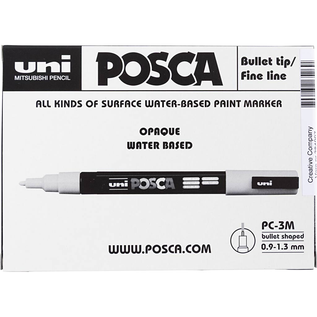 Https: www.cchobby.nl posca-marker-afm-pc-3m-lijndikte-0-9-1-3-mm-fijn-goud-zilver-wit-6-div-1-doos