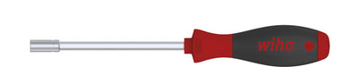 Wiha schroevendraaier met bithouder softfinish magnetisch (zwart rood, 1 4 )