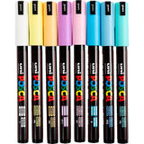 Https: www.cchobby.nl posca-marker-afm-pc-1mr-lijndikte-0-7-mm-extra-fijn-diverse-kleuren-8-div-1-doos - afbeelding 1