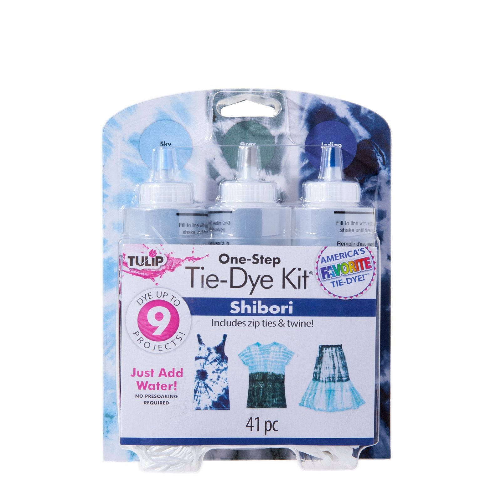 Tulip one-step tie dye tulip • tie-dye kit 3 kleuren shibori