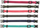 Trixie puppy halsbandset fuchsia grafiet indigo bosgroen koraal
