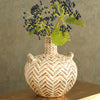 Ideas 4 seasons vaas bali dia.16x18 cm creme