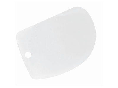 Westmark deegschraper nylon wit 12x9cm pak a 10 stuks kunststof