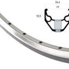 Rigida velg ryde 28 (622) zac-2000 36 14 zilver (geslepen)