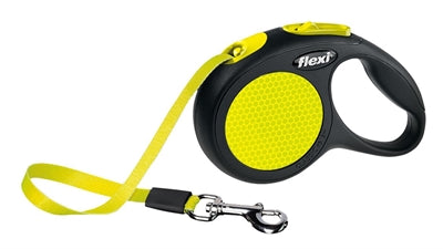 Flexi rollijn new classic neon tape zwart geel