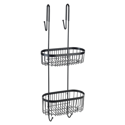 Wenko 1069611 - doucherek 2-laags serino zwart | 1 stuks