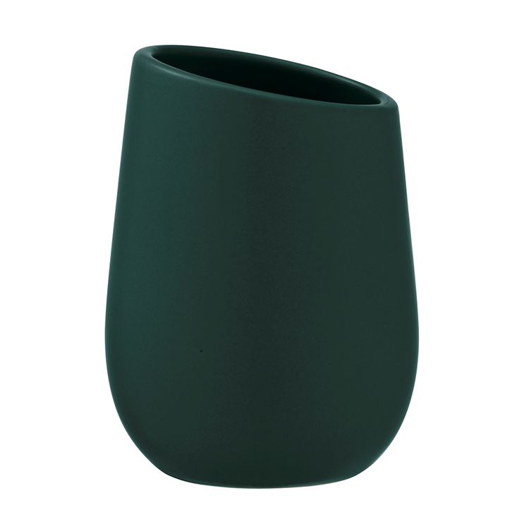 Wenko 1069566 - tandenb.b.badi keram.donkergr. | 1 stuks