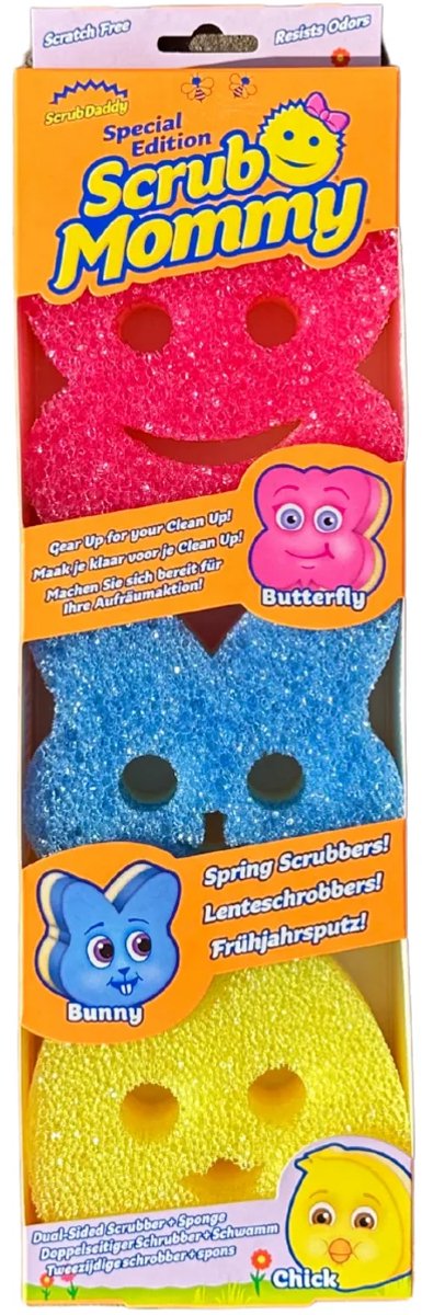 Scrub daddy scrub mommy 3ct spring sponges