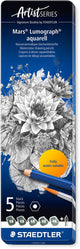 Staedtler - artist series- mars lumograph aquarell potlood - set 6 st