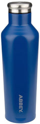 Abbey camp abbey drinkfles dubbelwandig - godafoss - 0.48 l - blauw zilver - 0,48 l