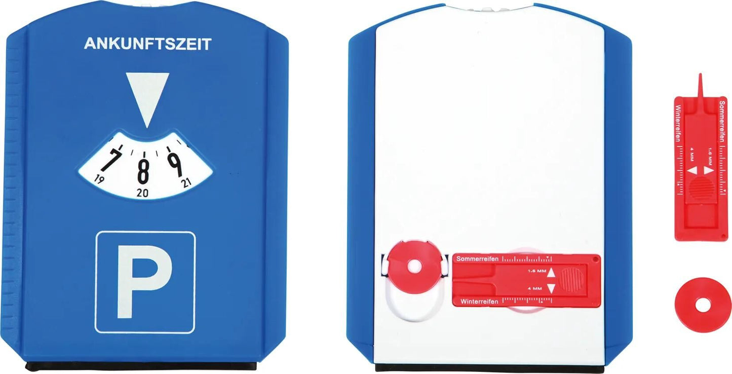 Südpfalzwerkstatt pakeerschijf parking discs with ice scraper