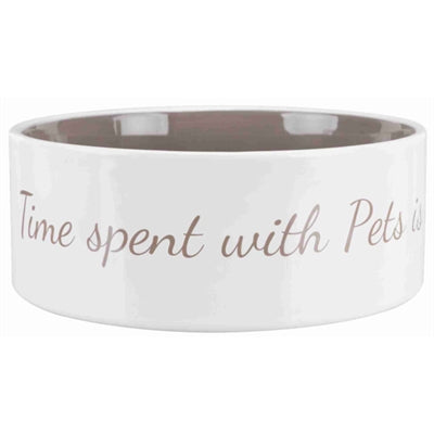 Trixie voerbak pets home taupe