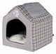 Trixie relax iglo hondenhuis silas grijs creme