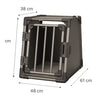 Trixie Vervoersbox aluminium grafiet