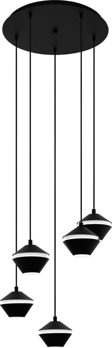 Eglo perpigo - hanglamp - gu10 - ø 55,5 cm - zwart