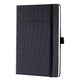 Notitieboek sigel a5 213x295x20mm 80g m2 zwart geruit