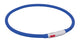 Trixie lichtgevende halsband hond usb siliconen oplaadbaar royal blauw