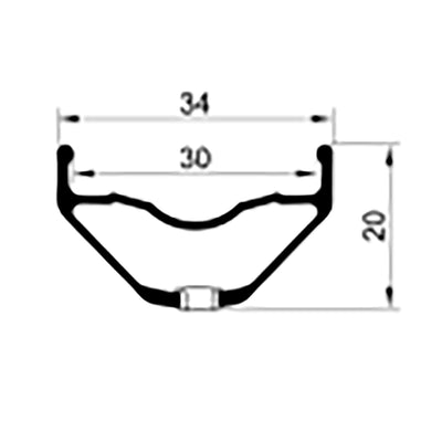 Abi 4.30 e-mtb boost front wheel