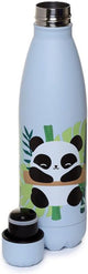 Puckator pandarama rvs warm koud thermosfles warm en koud 500ml