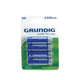 Grundig batterijen aa oplaadbaar 4 stuks 2300mah