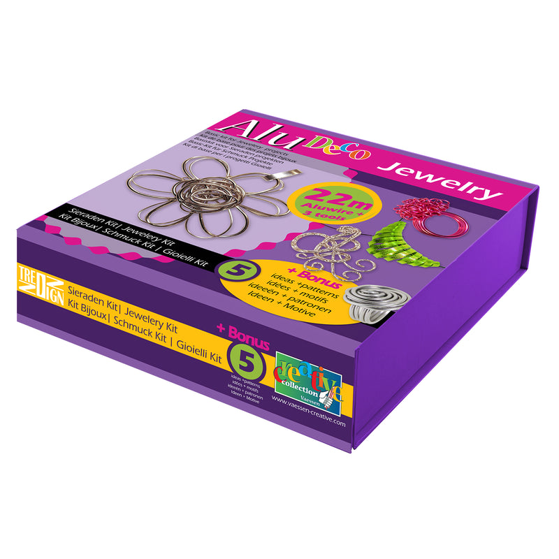 Vaessen creative • alu deco sieraden kit 28st.