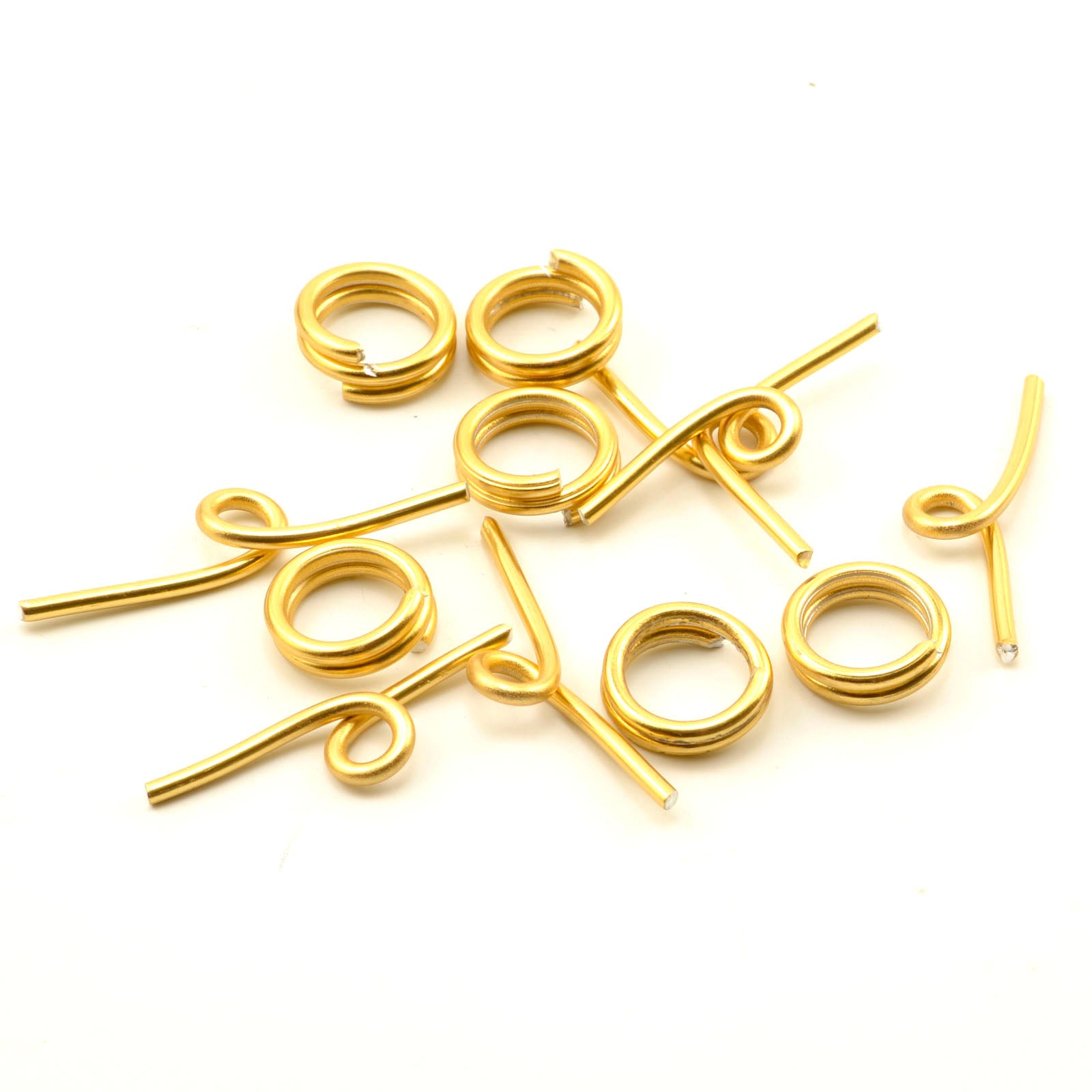 Vaessen creative • alu deco toggle clasp 6pcs light gold