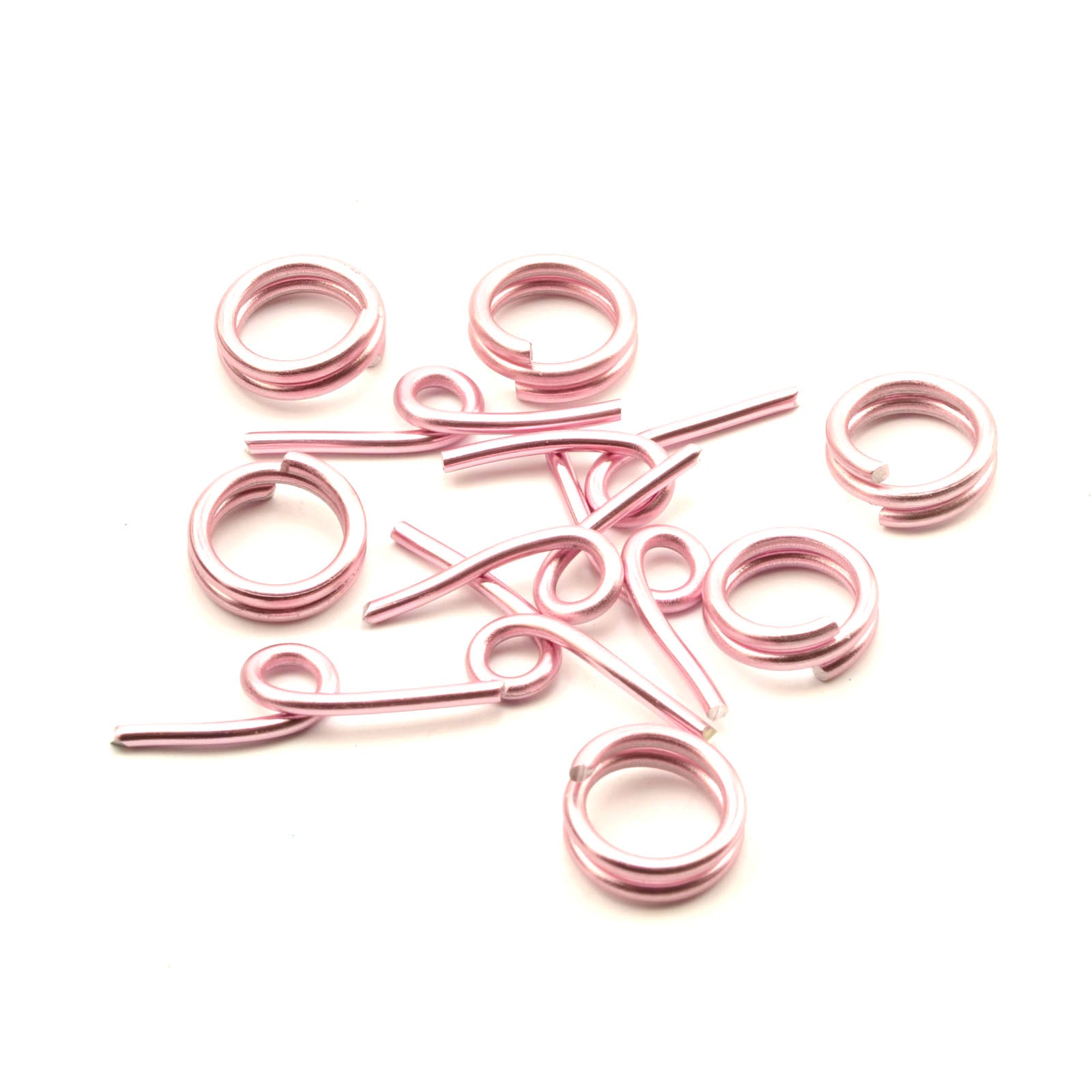Vaessen creative • alu deco toggle clasp 6pcs rose