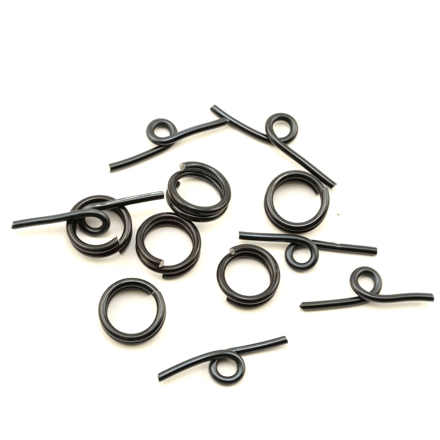 Vaessen creative • alu deco toggle clasp 6pcs black