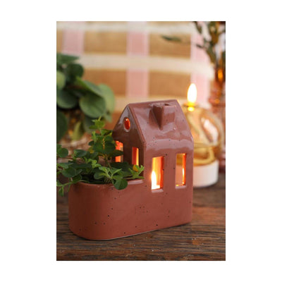 Ideas 4 seasons house of plants terra roze ø7,3x13,4x14,2cm