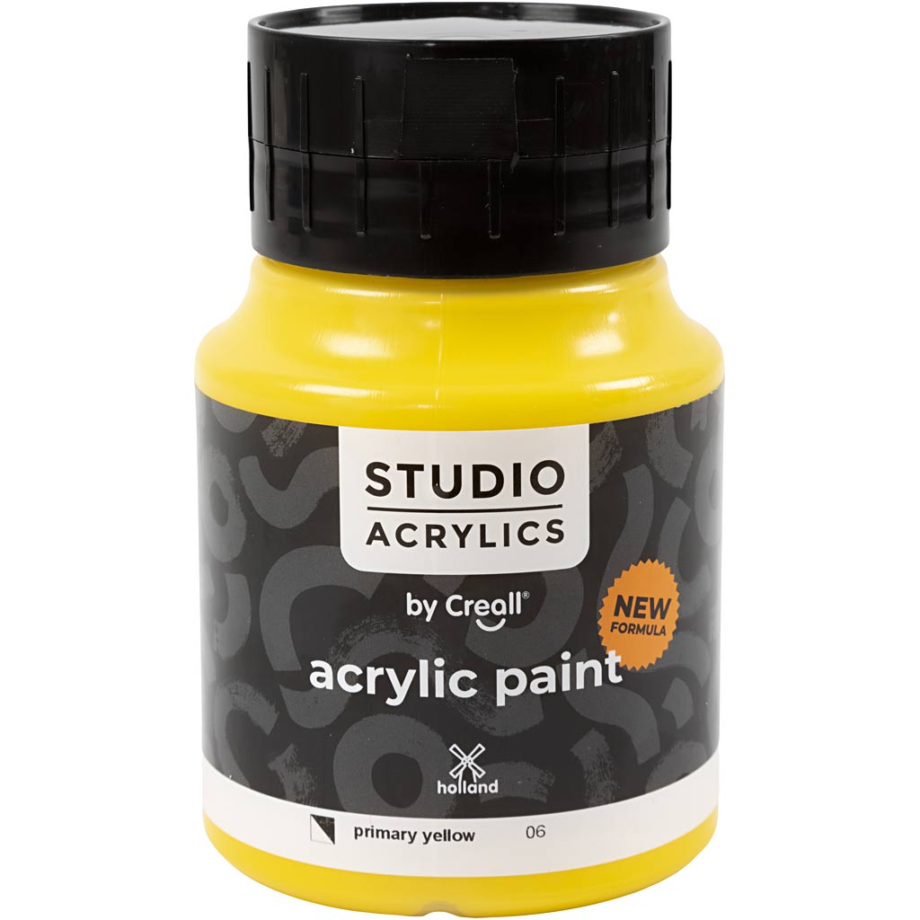 Https: www.cchobby.nl creall-studio-acrylverf-semi-dekkend-primary-yellow-06-500-ml-1-fles