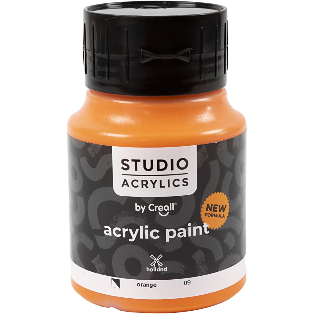 Https: www.cchobby.nl creall-studio-acrylverf-semi-dekkend-orange-09-500-ml-1-fles