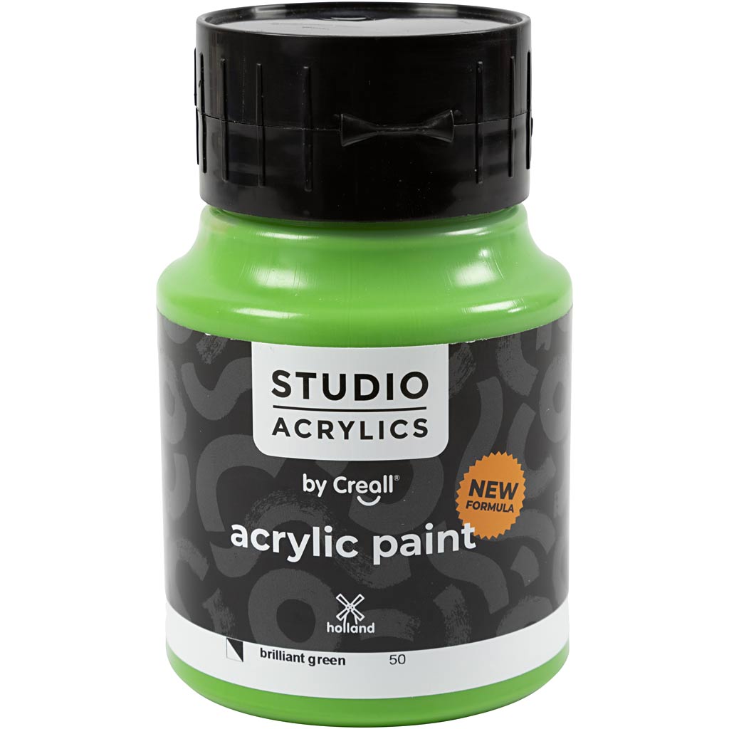 Https: www.cchobby.nl creall-studio-acrylverf-semi-dekkend-brilliant-green-50-500-ml-1-fles