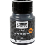 Https: www.cchobby.nl creall-studio-acrylverf-dekkend-black-99-500-ml-1-fles - afbeelding 1