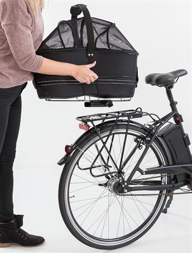 Trixie Fietsmand bagage drager breed zwart