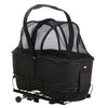 Trixie fietsmand bagage drager breed zwart