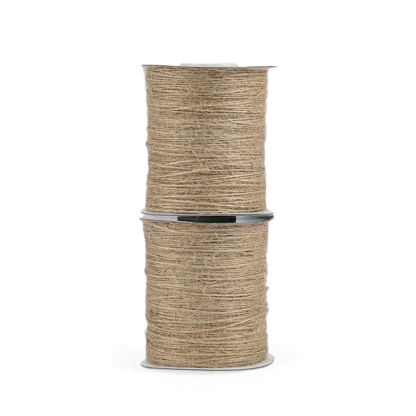 Vaessen creative • jute touw naturel 1mmx200m 2st.