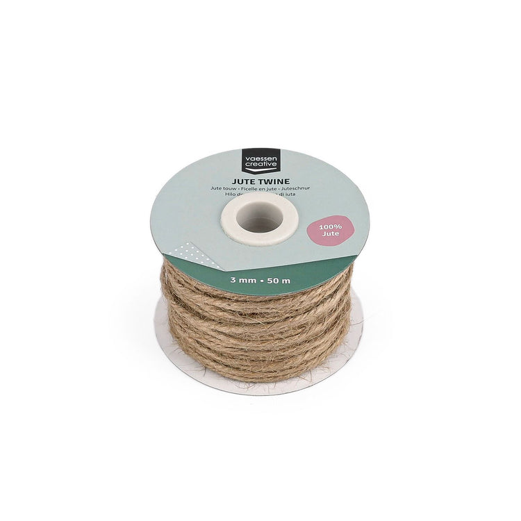 Vaessen creative • jute touw naturel 3mmx50m