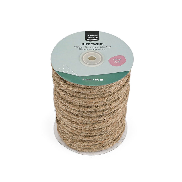 Vaessen creative • jute touw naturel 4mmx50m