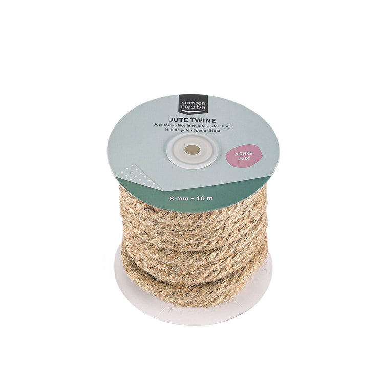 Vaessen creative • jute touw naturel 8mmx10m