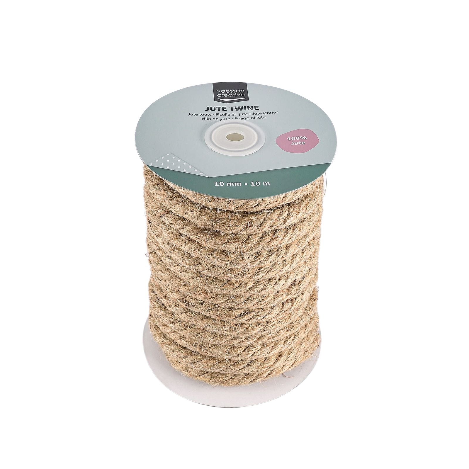 Vaessen creative • jute touw naturel 10mmx10m