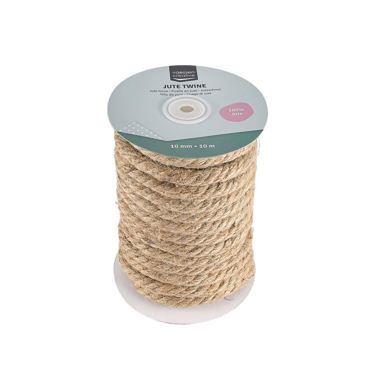 Vaessen creative • jute touw naturel 10mmx10m