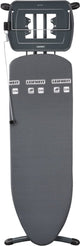 Leifheit strijkplank air board express m solid - 120x38 cm - geschikt voor stoomgenerator - zwart
