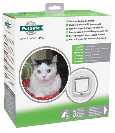 Petsafe Kattenluik tot 7 kg handmatig wit