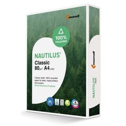 Gerecycled papier nautilus a4 80g m² wit 112 cie 500 vel