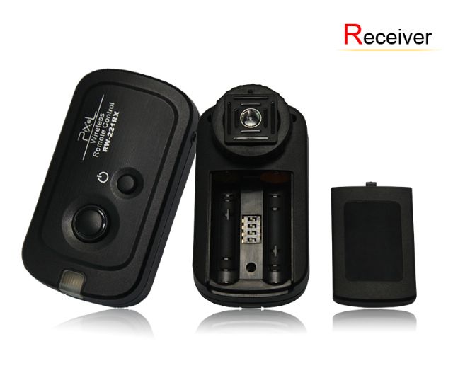 Pixel draadloze afstandsbediening rw-221 dc2 oppilas voor nikon