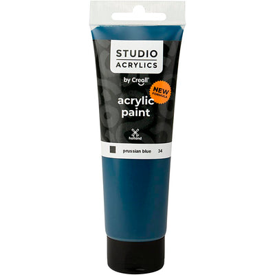Https: www.cchobby.nl creall-studio-acrylverf-dekkend-prussian-blue-34-120-ml-1-fles