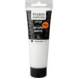 Https: www.cchobby.nl creall-studio-acrylverf-dekkend-white-81-120-ml-1-fles - afbeelding 1